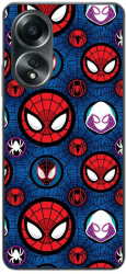 Husa compatibila cu Oppo A58 4G Silicon Gel Tpu Model Spiderman Face Pattern 