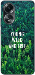 Husa compatibila cu Oppo A58 4G Silicon Gel Tpu Model Wild and Free 