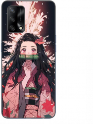 Husa compatibila cu Oppo A74 4G Silicon Gel Tpu Model Demon Slayer Nezuko 