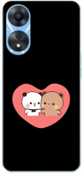 Husa compatibila cu Oppo A78 5G CPH2483 Silicon Gel Tpu Model Bubu Dudu In Heart 