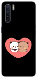 Husa compatibila cu Oppo A91 Silicon Gel Tpu Model Bubu Dudu In Heart 