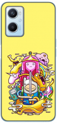 Husa compatibila cu Oppo A96 4G Silicon Gel Tpu Model Adventure Time Poster 