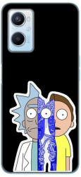 Husa compatibila cu Oppo A96 4G Silicon Gel Tpu Model Rick And Morty Connected 