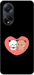 Husa compatibila cu Oppo A98 5G Silicon Gel Tpu Model Bubu Dudu In Heart