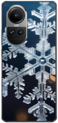 Husa compatibila cu Oppo Reno10 5G Silicon Gel Tpu Model Big Snowflake 
