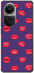 Husa compatibila cu Oppo Reno10 5G Silicon Gel Tpu Model Buze Pattern 