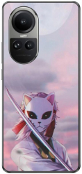 Husa compatibila cu Oppo Reno10 5G Silicon Gel Tpu Model Demon Slayer Sabito 