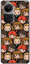 Husa compatibila cu Oppo Reno10 5G Silicon Gel Tpu Model Harry Potter Pattern Faces 