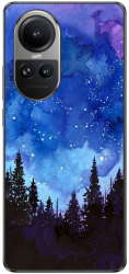 Husa compatibila cu Oppo Reno10 5G Silicon Gel Tpu Model Night Forest 