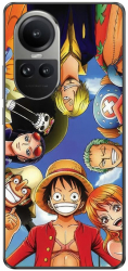 Husa compatibila cu Oppo Reno10 5G Silicon Gel Tpu Model One Piece Crew 
