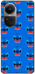 Husa compatibila cu Oppo Reno10 5G Silicon Gel Tpu Model Stitch Face Pattern 