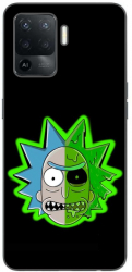Husa compatibila cu Oppo Reno5 Lite Silicon Gel Tpu Model Rick And Morty Alien 