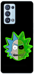Husa compatibila cu Oppo Reno6 Pro 5G Silicon Gel Tpu Model Rick And Morty Alien 