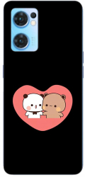 Husa compatibila cu Oppo Reno7 5G Silicon Gel Tpu Model Bubu Dudu In Heart 