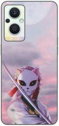 Husa compatibila cu Oppo Reno7 Lite Silicon Gel Tpu Model Demon Slayer Sabito 