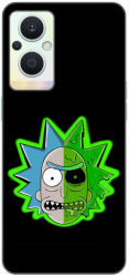 Husa compatibila cu Oppo Reno7 Lite Silicon Gel Tpu Model Rick And Morty Alien 