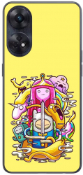 Husa compatibila cu Oppo Reno8 T 4G Silicon Gel Tpu Model Adventure Time Poster 