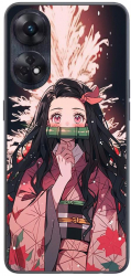 Husa compatibila cu Oppo Reno8 T 4G Silicon Gel Tpu Model Demon Slayer Nezuko 