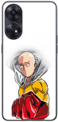 Husa compatibila cu Oppo Reno8 T 4G Silicon Gel Tpu Model One Punch Man Saitama 