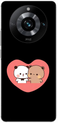 Husa compatibila cu Realme 11 Pro/ Pro + Silicon Gel Tpu Model Bubu Dudu In Heart 