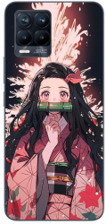 Husa compatibila cu Realme 8 Pro Silicon Gel Tpu Model Demon Slayer Nezuko 
