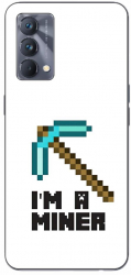 Husa compatibila cu Realme GT Master Silicon Gel Tpu Model Minecraft Miner 