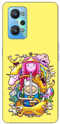 Husa compatibila cu Realme GT Neo 2 Silicon Gel Tpu Model Adventure Time Poster 