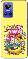 Husa compatibila cu Realme GT Neo 3 Silicon Gel Tpu Model Adventure Time Poster 