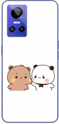 Husa compatibila cu Realme GT Neo 3 Silicon Gel Tpu Model Bubu Dudu Fight 