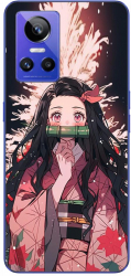 Husa compatibila cu Realme GT Neo 3 Silicon Gel Tpu Model Demon Slayer Nezuko 
