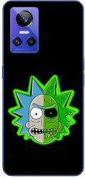 Husa compatibila cu Realme GT Neo 3 Silicon Gel Tpu Model Rick And Morty Alien 