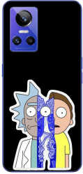 Husa compatibila cu Realme GT Neo 3 Silicon Gel Tpu Model Rick And Morty Connected 