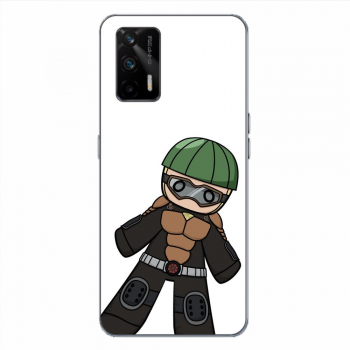 Husa compatibila cu Realme GT Silicon Gel Tpu Model One Punch Man Mumen Rider 