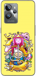 Husa compatibila cu Realme GT2 Pro Silicon Gel Tpu Model Adventure Time Poster 