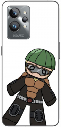 Husa compatibila cu Realme GT2 Pro Silicon Gel Tpu Model One Punch Man Mumen Rider 