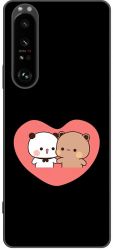 Husa compatibila cu Sony Xperia 1 III Silicon Gel Tpu Model Bubu Dudu In Heart 