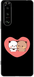 Husa compatibila cu Sony Xperia 5 III Silicon Gel Tpu Model Bubu Dudu In Heart 