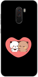 Husa compatibila cu Xiaomi Pocophone F1 Silicon Gel Tpu Model Bubu Dudu In Heart 