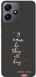 Husa compatibila cu Xiaomi Redmi 12 5G Silicon Gel Tpu Model Mesaj I Can Do This All Day 