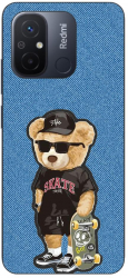 Husa compatibila cu Xiaomi Redmi 12C Silicon Gel Tpu Model Bear Skate Fashion 