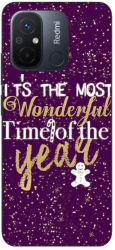Husa compatibila cu Xiaomi Redmi 12C Silicon Gel Tpu Model Craciun Wonderful Time Of The Year 