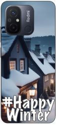Husa compatibila cu Xiaomi Redmi 12C Silicon Gel Tpu Model Happy Winter 