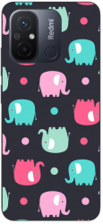Husa compatibila cu Xiaomi Redmi 12C Silicon Gel Tpu Model Pattern Elefant 