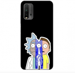 Husa compatibila cu Xiaomi Redmi 9T Silicon Gel Tpu Model Rick And Morty Connected 