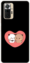 Husa compatibila cu Xiaomi Redmi Note 10 Pro Silicon Gel Tpu Model Bubu Dudu In Heart 