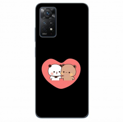 Husa compatibila cu Xiaomi Redmi Note 11 Pro 4G 5G Silicon Gel Tpu Model Bubu Dudu In Heart 