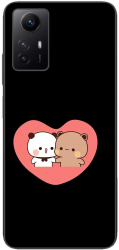 Husa compatibila cu Xiaomi Redmi Note 12s Silicon Gel Tpu Model Bubu Dudu In Heart