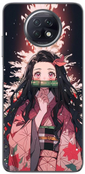 Husa compatibila cu Xiaomi Redmi Note 9T Silicon Gel Tpu Model Demon Slayer Nezuko 