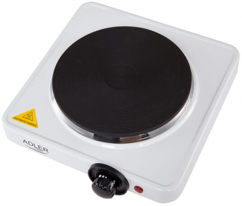 Plita electrica portabila Adler 1500 W Alba Diametru 185 mm