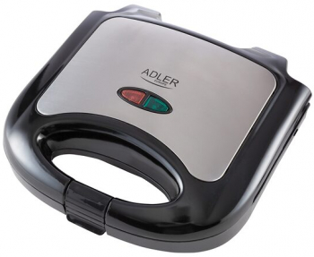 Sandwich maker 750W Corp si maner izolate termic indicator luminos Gri/Negru 
